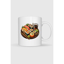 Bahriyeli Collection  Sushi Baskılı Kupa Bardak
