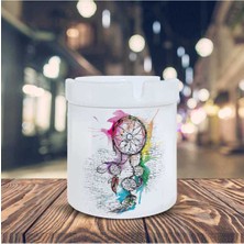 Renkli Düş Kapanı Baskılı Küllük Kül Tablası -32201