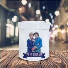 Friend Küllük Zeki Müren Cüneyt Arkın Baskılı Kül Tablası K-103