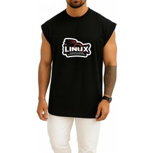 Bahriyeli Collection Oversize Kali Linux Göğüs Baskılı Atlet