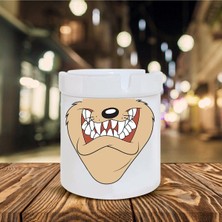 Tazmanya Canavarı Baskılı Seramik Küllük