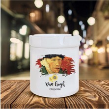 Van Gogh Temalı Seramik Küllük