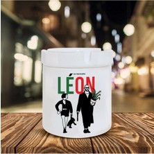 Leon Temalı Seramik Küllük