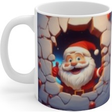 TG Design Kişiye Özel 3D Noelbaba Temalı Baskılı Kupa Bardak