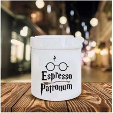 Espresso Patronum Baskılı Seramik Küllük