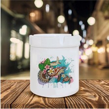 Karetta Karetta Baskılı Seramik Küllük