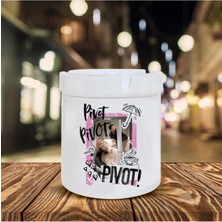Friends Pivot Temalı Seramik Küllük