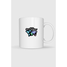 Bahriyeli Collection  Gezmek Için Doğmak - Born To Travel Baskılı Kupa Bardak