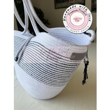 Double Knot Design Bailey Plaj Çantası , Kol Çantası, El Çantası Clutch, Portföy , Kadın Çanta, Yazlık, Hediyelik