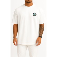 Bahriyeli Collection Oversize F491 Tcg Giresun Deniz Kuvvetleri Cep ve Sırt Tasarımlı Unisex T-Shirt