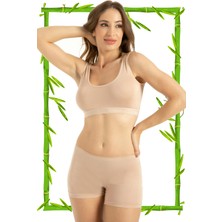 Hrnzafer Tekstil 2'li Paket Bambu Kadın Boxer Külot (Q-En 901)