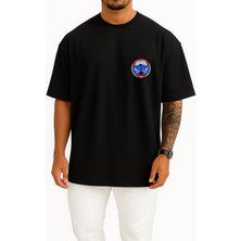 Bahriyeli Collection Oversize Tcg Yıldıray S350 Cep Tasarımlı Unisex T-Shirt