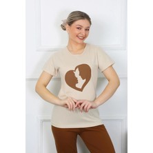 Moda Şahsenem Moda Kısa Kol Penye Pijama Takımı