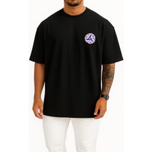 Bahriyeli Collection Oversize 2025 Dünya Kupası Cep ve Sırt Tasarımlı Unisex T-Shirt