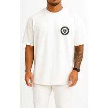 Bahriyeli Collection Oversize Türk Deniz Kuvvetleri Cep Tasarımlı Unisex T-Shirt