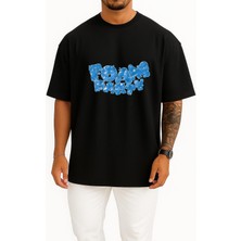 Bahriyeli Collection Oversize Foam Party Entertainment Dress Göğüs Tasarımlı Unisex T-Shirt