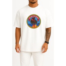Bahriyeli Collection Oversize 362 Deniz Helikopter Filosu Deniz Hava Komutanlığı Göğüs Tasarımlı Unisex T-Shirt