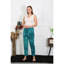 Moda Şahsenem Moda Kadın Pamuk Cepli 3 Iplik Alt Eşofman Turkuaz