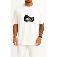 Bahriyeli Collection Oversize Kali Linux Göğüs Baskılı Unisex T-Shirt