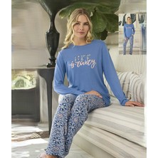 Aydoğan Viskon Uzun Kollu Pijama Takım 240631