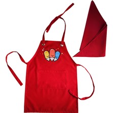 Çocuk Mutfak Önlüğü,etkinlik Önlüğü+Bandana