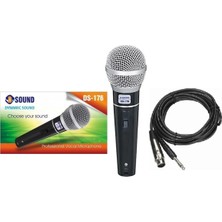 D-sound Dinamik Sound Profesyonel Vokal Ds-176 El Mikrofonu