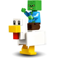 LEGO Minecraft 272 - Tavuk Jokey ve Baby Zombie Orijinal Minifigür