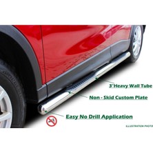 Guardbuck – Dört Kapı Hılux 2016-2021 Uyumlu Krom Ø70 Yan Basamak | Tubular C Modeli