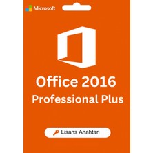 Microsoft Office 2016 Professional Plus Dijital Lisans Anahtarı