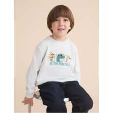 LC Waikiki Lcw Yeni Hayvan Baskılı Erkek Çocuk Sweatshirt