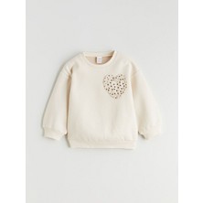 LC Waikiki Lcw Yeni Yeni Sezon Bisiklet Yaka Kız Çocuk Sweatshirt
