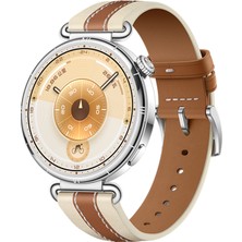 MMP Shop Huawei Watch Gt6 41MM Uyumlu Yüksek Kalite Pu Deri Lansman Dikiş Detaylı Kordon 18MM