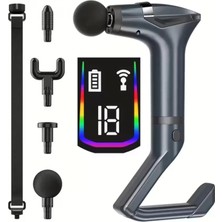 Blackbird Game Center Leerfei Lf-6144 3'ü 1 Arada Ayırılabilir Titreşimli Masaj Tabancası - Derin Doku, Tetik Noktası Masaj Aleti