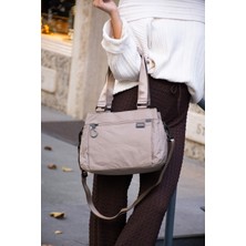 Rky Serenity Sanmorris 5 Gözlü Desenli Paraşüt Kumaş Ayarlanabilir Çapraz Askılı El ve Omuz Çantası