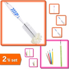 Hereveoyuncak Şişe Temizleme Fırçası + Tüfek Temizleme Fırçası - 2li Set M7P4M7