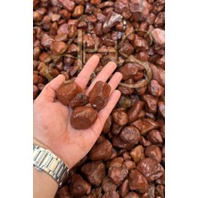 Ahs Kırmızı Bordo Dolomit Çakıl Taşı 4-6 cm 5 kg Dekoratif Bahçe Peyzaj Saksı Akvaryum Teraryum