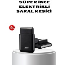 Zero Land Nrzsnt Elektrikli Tıraş Makinesi Çift Başlıklı Ultra Ince Tasarım