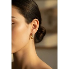 Maren Store Çelik X Küpe Gold