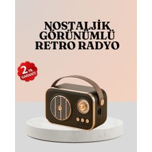 Zero Land Nrzsnt Bluetooth’lu Retro Radyo – Fm Destekli Nostaljik Hoparlör