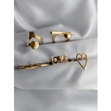 Tuel Şık Zarif Tasarım Ayarlanabilir Çoklu Yüzük