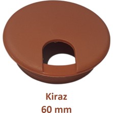 Adilon Masa Üstü Kablo Kanalı Deliği Kapağı, Kiraz, Masa Kapağı, 6 cm