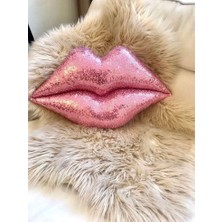 Lumia Home Payetli Dudak Yastık 34 x 48 Ebatında