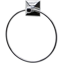 Marsilyan Yapışkanlı   Yuvarlak  Metal Havluluk (5224)