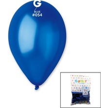 Marsilyan GM-110-36-54 Metalik - Mavi Balon 11&amp;apos;&amp;apos; - 28CM - 100 Parça (4940)