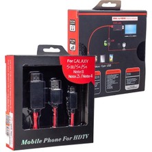 Powermaster Micro USB S3-S4 Hdmı Tv Bağlantı Kablosu Mhl Kit