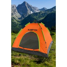 Kamptek Kamp Teknolojisi Kamp Doğa Deprem Çadırı Otomatik Kurulum Tek Katmanlı 4 Kişilik Çadır