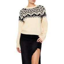 F21 Fair Isle Desenli Kazak