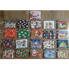 Owl Bag Yılbaşı Yeniyıl Koleksiyonu Tasarim 20 Adet Karışık Bozuk Para Cuzdani Hediye  Seti