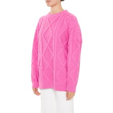 F21 Örgü Desenli Kazak