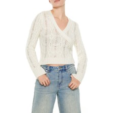 F21 Kruvaze Yaka Kazak